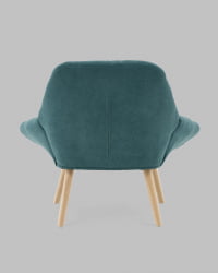 Кресло Олби Страйпс темно-бирюзовый