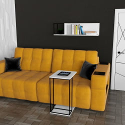 Журнальный стол Ситй Лите белый / City Lite