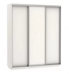 Шкаф-купе трехдверный Экспресс Трио Элемент 1800х2400х Белый снег / 1800х2400h