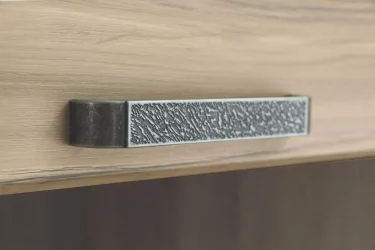 Стол с 3 ящиками (система Хеттич) Бруклин 101.90 Дуб Кронберг/Лагода/Антрацит / Hettich)