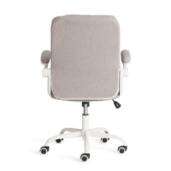 Кресло офисное Лугано Вх ткань теддй, светло-серый / Lugano Wh teddy,