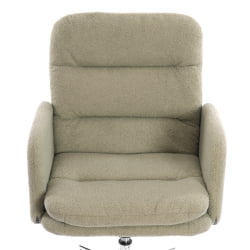 Кресло Довер хром букле, олива, барни дустй греен / Dover barni dusty green