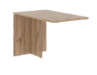 Брифинг-приставка ЕДИС ЕДБ 1167 Дуб Денвер светлый Белый / EDIS EDB