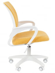 Детское кресло CХАИРМАН ТИН (КИДС) 103 белый пластик БАРНИ (БАРНИ) Лимон / CHAIRMAN (KIDS) (BARNI)