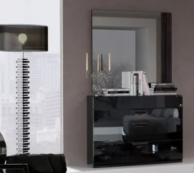 Зеркало ФЕНИCИА Мобилиарио 5100 МАРБЕЛЛА Черный / FENICIA Mobiliario MARBELLA