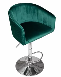 Стул барный ДОБРИН ДЭРCЙ Зеленый велюр 1922-9 / DOBRIN DARCY