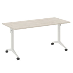 Стол складной мобильный КС-Пулл КС.М-4.7 Денвер Светлый/Белый / X-Pull X.M-4.7