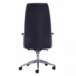 Кресло руководителя БРАБИКС ПРЕМИУМ Адепт ЕКС-752, синхромеханизм, алюминий, экокожа, черное / BRABIX PREMIUM Adept EX-752,