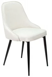 Стул для кухни Бюрократ КФ-5 Молочный Велвет 20 / KF-5 Velvet