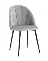 Стул для кухни Логан НЕВ велюр Светло-серый / NEW