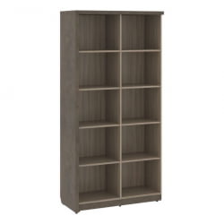 Стеллаж высокий на 5 секций левый ВООД&СТОНЕ СФ-534803 Бетон Чикаго темный Дрифтвуд / WOOD&STONE