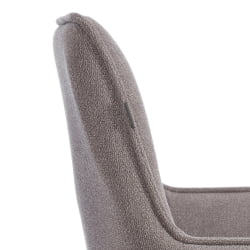 Кресло Мурано/Мурано хром велюр/букле (ХЙП), бежевый / Murano/Мурано (HYP),