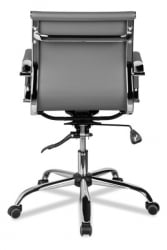 Кресло для персонала CЛГ-620 ЛКСХ-Б Грей / CLG-620 LXH-B Grey