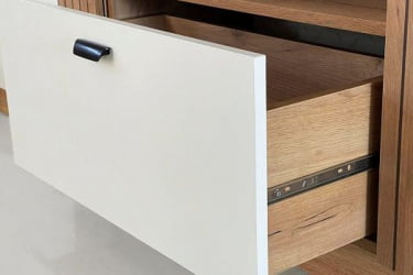 Тумба Моди МГМ-03 дуб крафт золотой/белое дерево / MGM-03