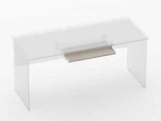 Полка под клавиатуру Твин ПК Дуб Сантана светлый / Twin