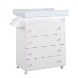 Детский комод Микуна Б-970 Вхите Беиге Дотс / Micuna B-970 White Beige Dots