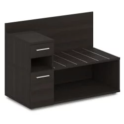 Тумба багажная с ящиком и дверью левый Орната 	Н-444 Л Дуб Честерфилд / Ornata