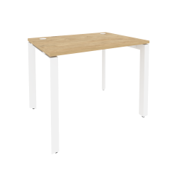 Стол рабочий на П-образном м/к ОНИКС О.МП-СП-1.7 Тиквуд Светлый/Белый / ONIX O.MP-SP-1.7