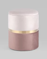 Банкетка Кэрри с ящиком велюр Розовый