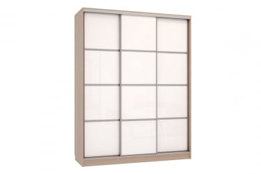 Шкаф-купе Бассо 2-600 СК-01Б04.Х дуб млечный/белый / SK-01B04.H