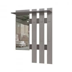 Вешалка с зеркалом Лира 2-3814 Бодега темый/светлый