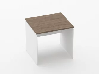 Стол прямой Дека ЛДСП каркас 75.07.08 Дуб Верцаска/Белый / Deka