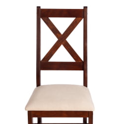 Стул CРОССМАН (комплект) НЕВ, Многослойный березовый шпон, 41х40кс100 см, каппучино/велюр бежевый / CROSSMAN NEW, 41х40x100 cappuchino/велюр