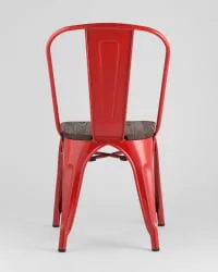 Стул Толикс Воод 850 Красный / Tolix Wood