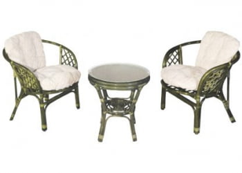 Комплект Багама дуэт, подушки светлые обычные Бахама13 олива / Bahama13