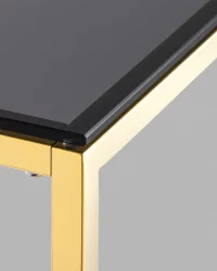 Консоль ТАУН 115кс30 Золото (стекло смоке) / 115x30 smoke)