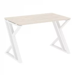 Стол рабочий ЛОФТ ВР.Л-СРЗ-2.7 Металл белый Денвер светлый / LOFT VR.L-SRZ-2.7