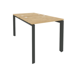 Рабочая станция на П-образном м/к ОНИКС О.МП-Д.РС-2.0.7 Тиквуд Светлый/Антрацит / ONIX O.MP-D.RS-2.0.7