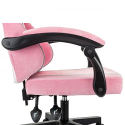 Кресло компьютерное БРАБИКС Шоотер ГМ-123, 2 подушки, ткань, розовое/серое / BRABIX Shooter GM-123,