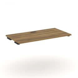 Стол-приставка к двум опорным тумбам/шкафам CОНCЕПТ CН.ОСПР-007 Сандал Янтарный Черный / CONCEPT CN.OSPR-007