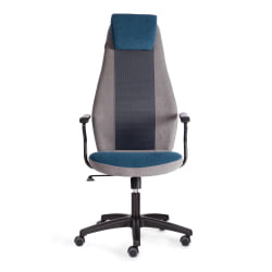 Кресло АВИАТОР флок, ткань , синий/серый/серый, 32/29/В2-1 / AVIATOR 32/29/W2-1