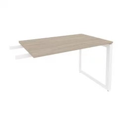 Брифинг-приставка на О-образном м/к ОНИКС О.МО-БР-11 Дуб Аттик/Белый / ONIX O.MO-BR-11