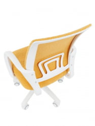 Детское кресло CХАИРМАН ТИН (КИДС) 103 белый пластик БАРНИ (БАРНИ) Лимон / CHAIRMAN (KIDS) (BARNI)