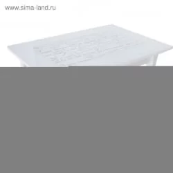 Стол обеденный Прямоуг. ажур ноги Мажор Р-3 белая ЛДСП белый