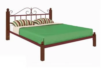 Кровать Диана Лукс 1400х1900 Медная / Lux