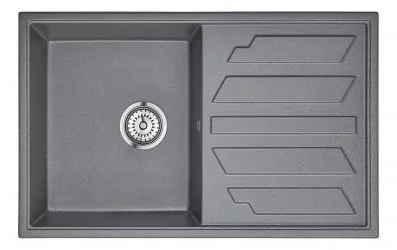 Кухонная мойка ГРАНУЛА 8002 Графит / GRANULA
