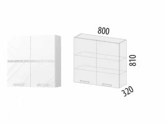 Шкаф кухонный Бьянка 102.11