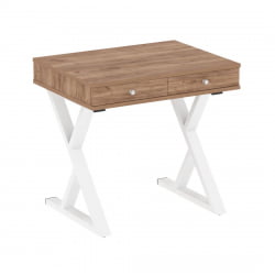 Стол письменный ХОМЕ ОФФИCЕ ВР.СП-1-79.М Дуб Табак/Белый металл / HOME OFFICE VR.SP-1-79.M