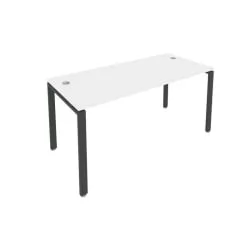Стол письменный МЕТАЛ СЙСТЕМ Б.СП-4 Белый/Антрацит / METAL SYSTEM