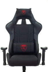 Кресло игровое ЗОМБИЕ Тхундер 1 черный/карбон / ZOMBIE Thunder