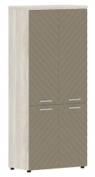 Шкаф с глухими средними и малыми дверьми Торр ЛУКС ТЛХC 85.3 Сосна Эдмонд Капучино / Torr LUX TLHC