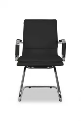 Кресло для посетителей CЛГ-617 ЛКСХ-C Блаcк / CLG-617 LXH-C Black