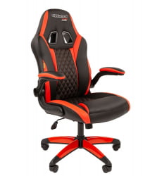 Кресло геймерское CХАИРМАН ДРАЙВ (ГАМЕ) 15 Черный Красный / CHAIRMAN (GAME)