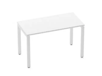 Стол прямой Дека П-обр. каркас 7.06.12 Белый / Deka