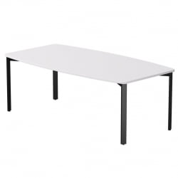 Стол переговорный Еверпроф ЕВО 254С023 Белый Черный / Everprof EVO 254S023