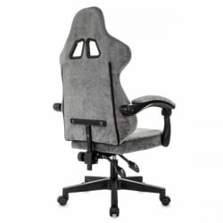 Кресло компьютерное БРАБИКС Шоотер ГМ-12, 2 подушки, ткань, серое / BRABIX Shooter GM-12,